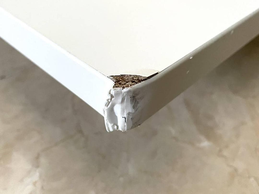 電動昇降デスク スタンディングデスク 高さ調整デスク ホワイト 瑕疵あり