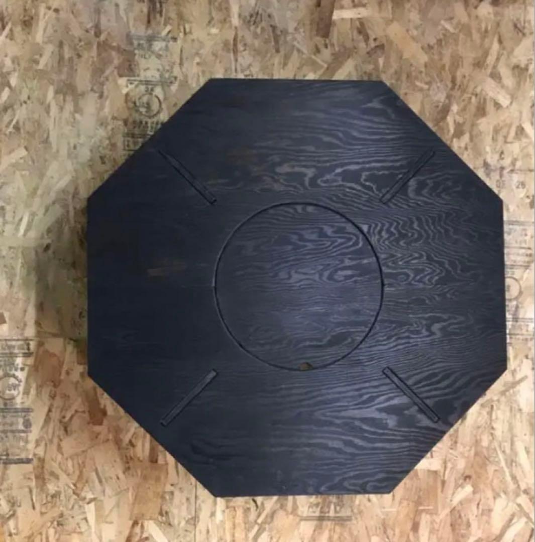 YAMAGOMORY 八卓　ブラック　七輪テーブル　折り畳み