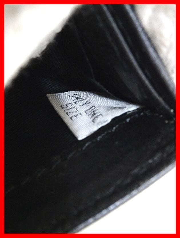 DIESEL　 ディーゼル　二つ折り財布　ロゴ　革　黒　Mイ-198