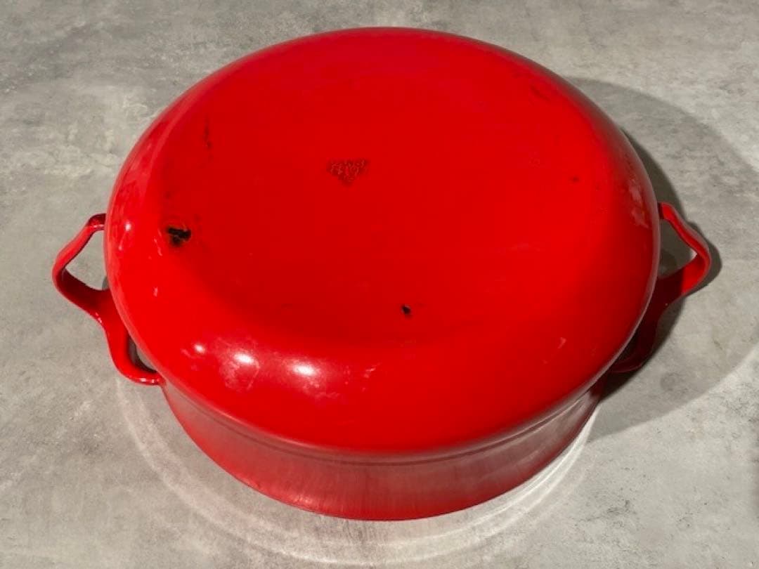 美品ダンスクDANSK コベンスタイル 両手鍋 ホーロー キャセロール 30cm