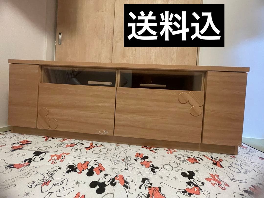 ディズニー テレビ台 ナチュラル ベルメゾン