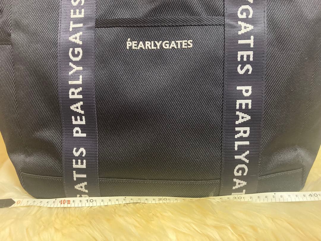 【美品】PEARLY GATES パーリーゲイツロッカーバッグ 大型 ネイビー