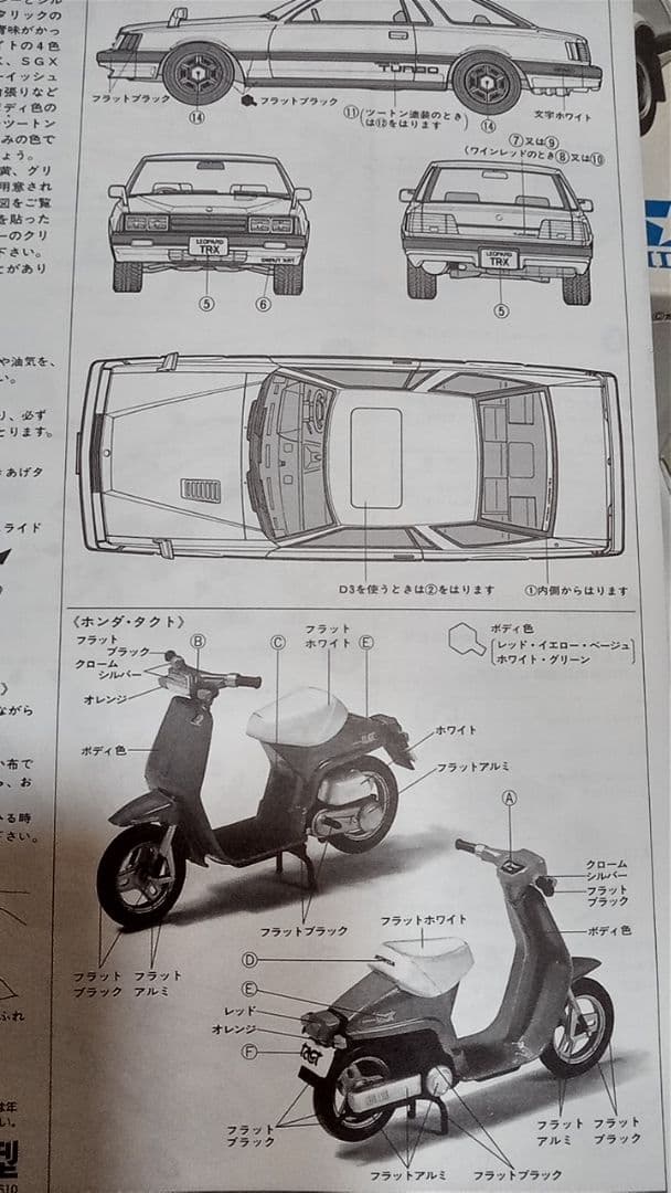 田宮プラモデル3点セット
