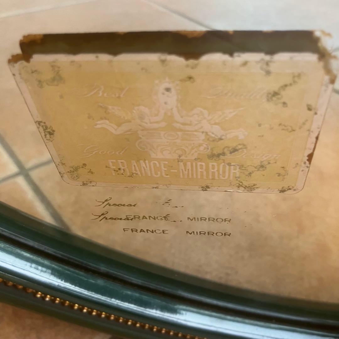 フランス製　フランスミラー　ヴィンテージ ミラー　壁付け　姿見　ウォールミラー