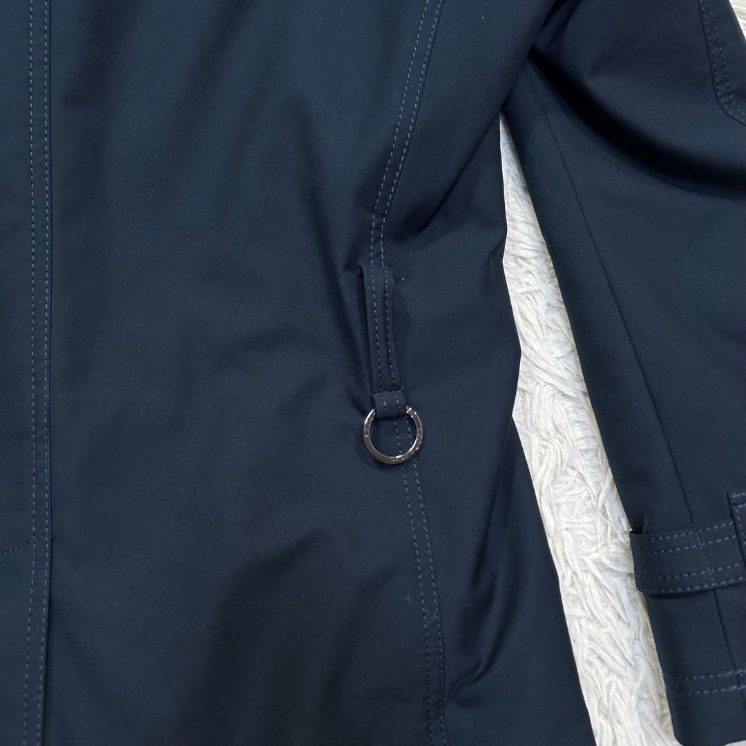 エポカウォモ トレンチコート ダブルブレスト ネイビー【M】ライナー付 三陽商会