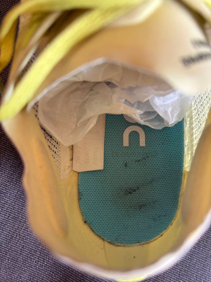 On Cloudspike Citius 2 7M イエロー　25.0㎝