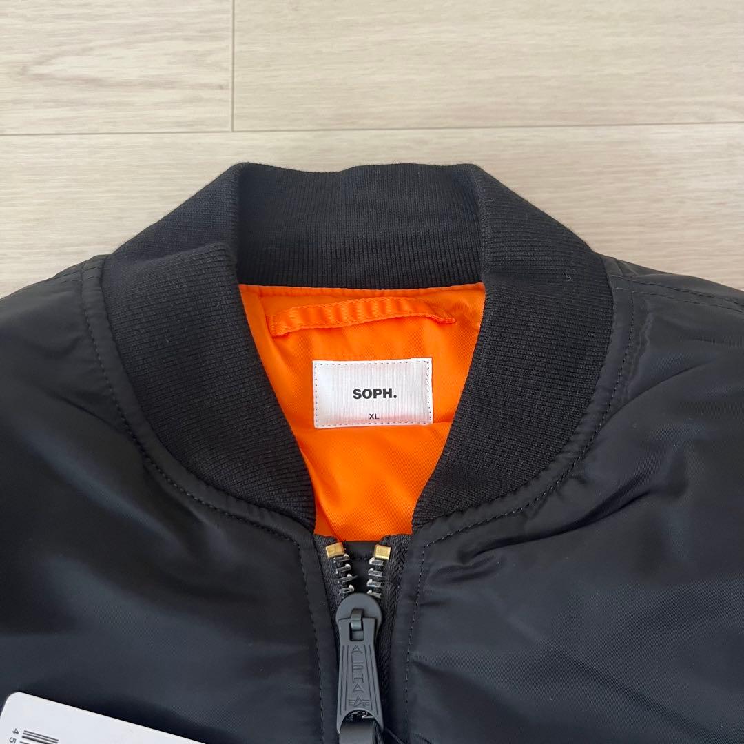 未使用XL SOPH×ALPHA WILD BUNCH GRAFFITI MA1