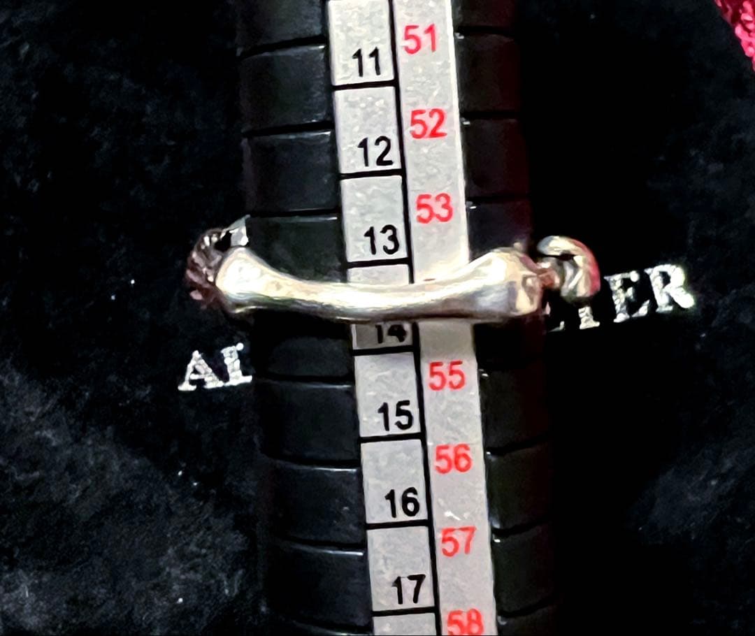 Alex streeter スカル ボーン シルバー 925 リング