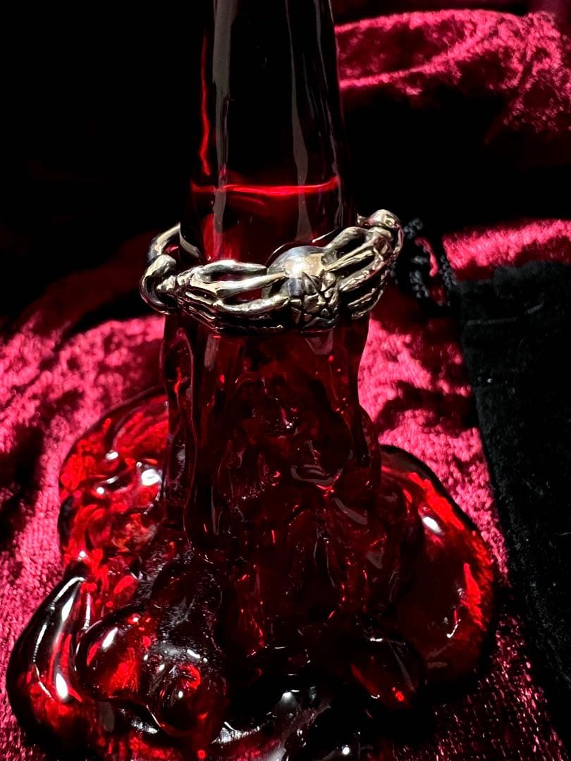 Alex streeter スカル ボーン シルバー 925 リング