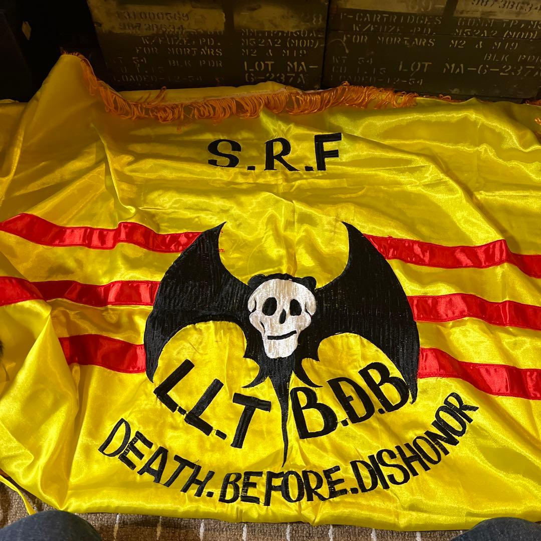 80年代製　ベトナム戦時　特殊部隊　LLTB ビンテージ大型フラッグ