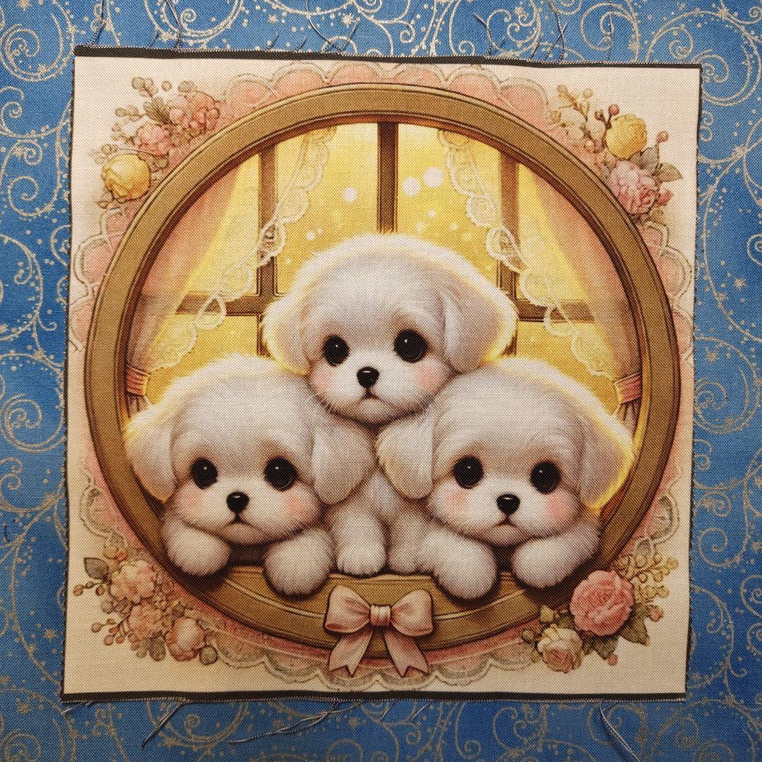 mafuyu　パネル　マルチーズちゃん柄19枚+19枚+12枚＝50枚