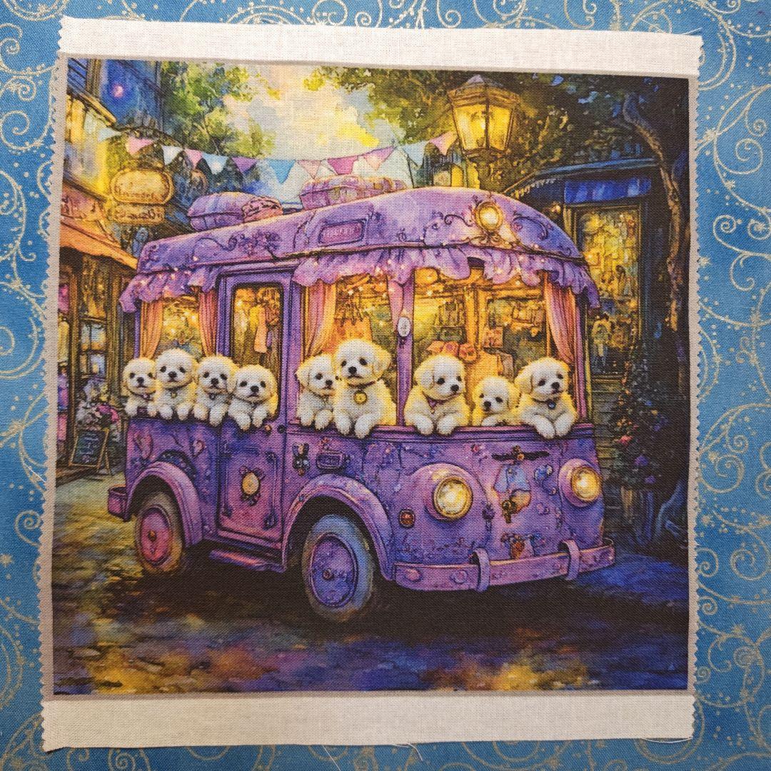 mafuyu　パネル　マルチーズちゃん柄19枚+19枚+12枚＝50枚