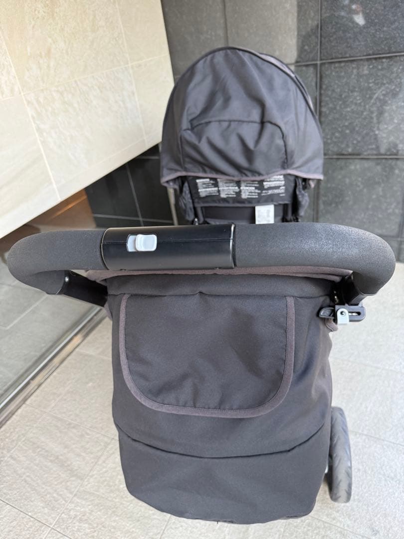 美品カトージJoie エヴァライトデュオ2人乗りベビーカー　レインカバー付き