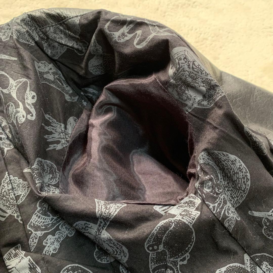 ✨美品✨ ZADIG&VOLTAIRE カウレザー ダブルライダース 星刺繍 黒