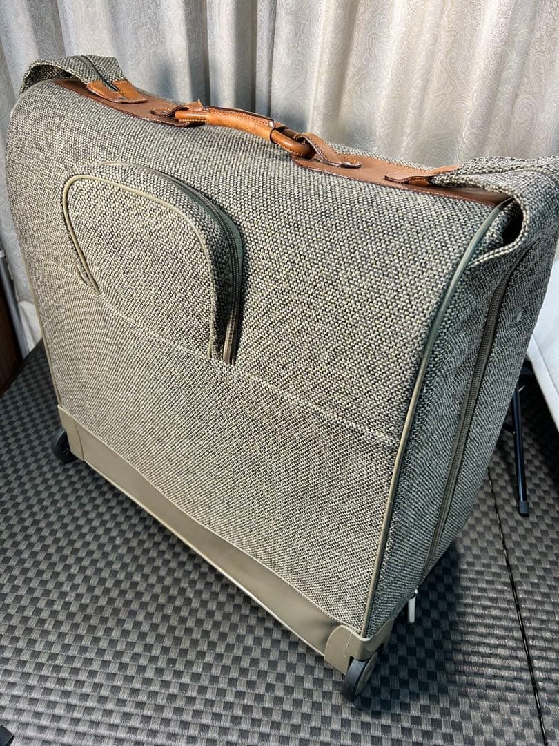 ハートマン　ツイード　スピナーガーガーメントバッグ（ツイード）