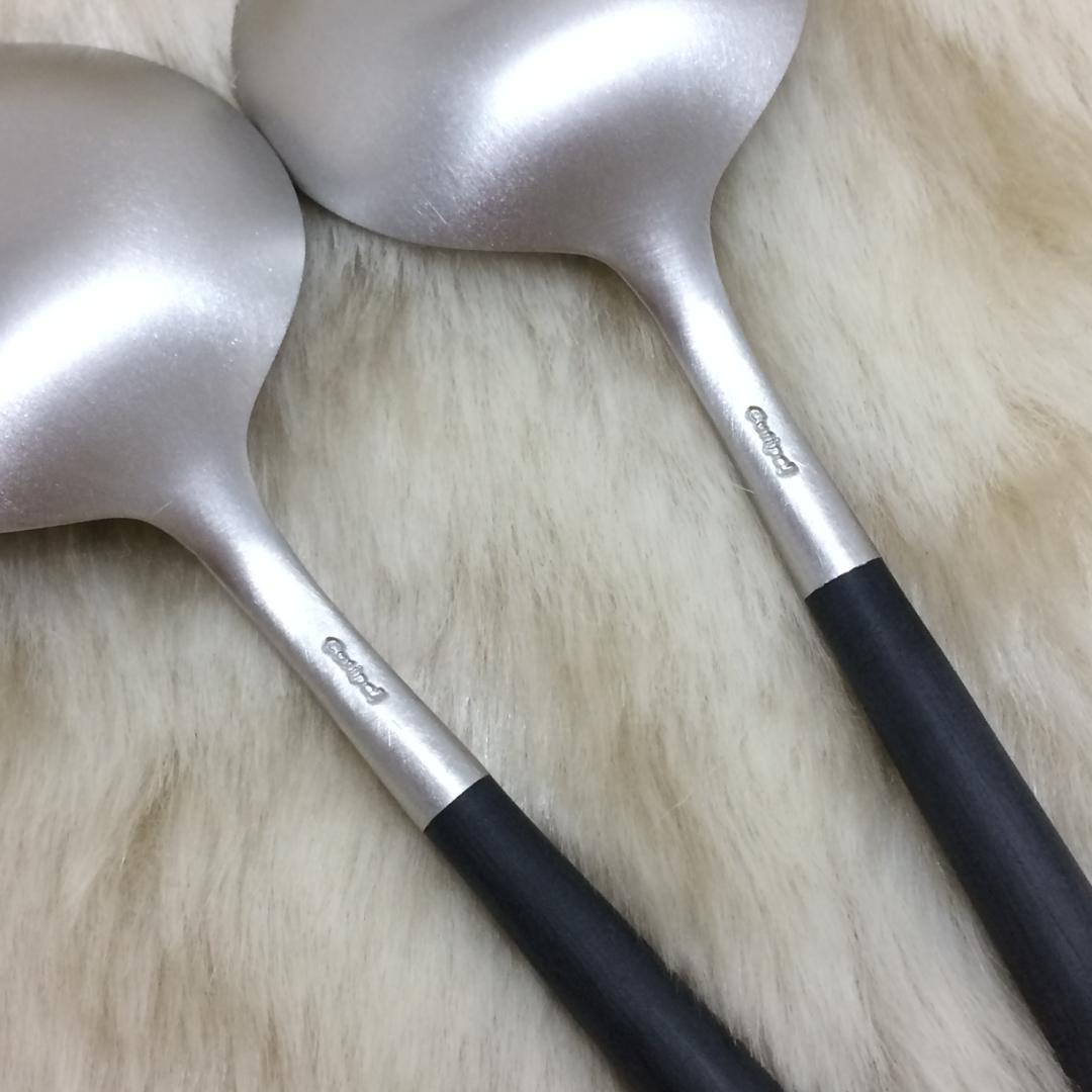 セール価格！　クチポール　GOAブラック＆シルバー　ディナー　３種×各２