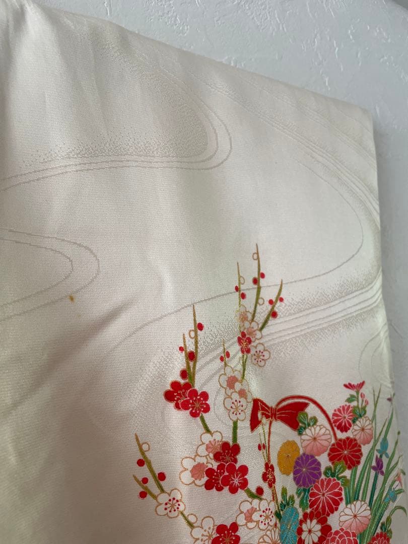 七五三　３歳　女の子　正絹お着物セット　被布コーデ