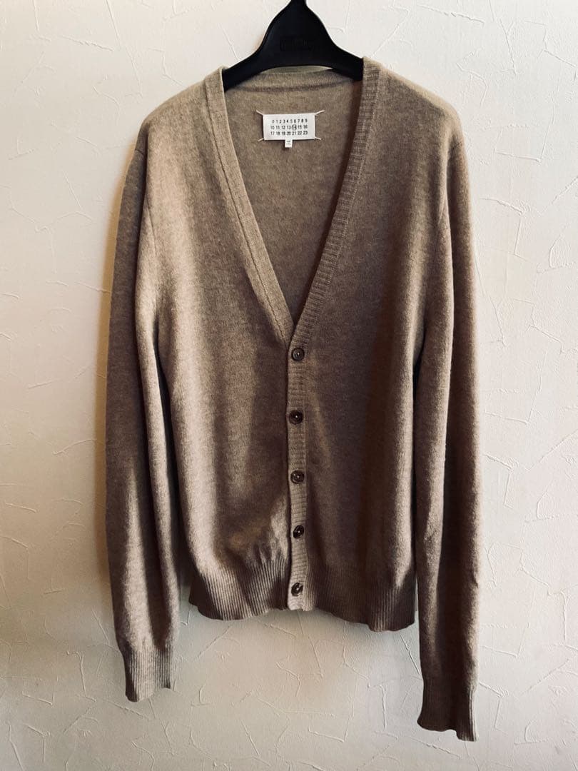 【美品】メゾンマルジェラ エルボーパッチ カーディガン S 15AW