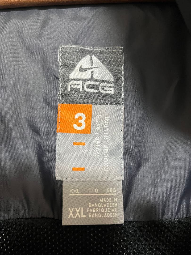 は*ち様 希少　Nike ACG スノボ　ウェア　ダークグレー　XXL