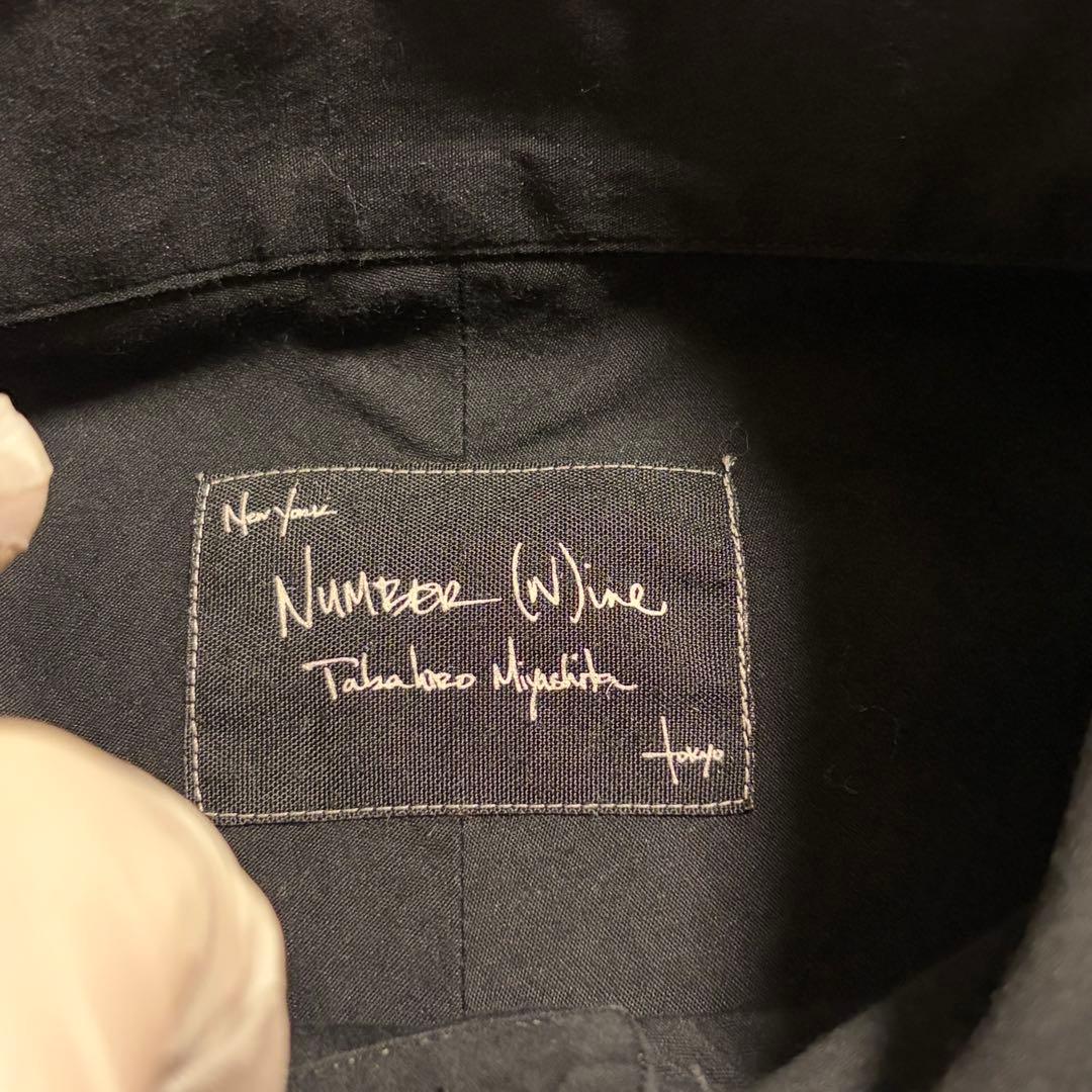 ★激レア ピンホールスカルシャツ 06AW Noir期 ナンバーナイン　ドクロ