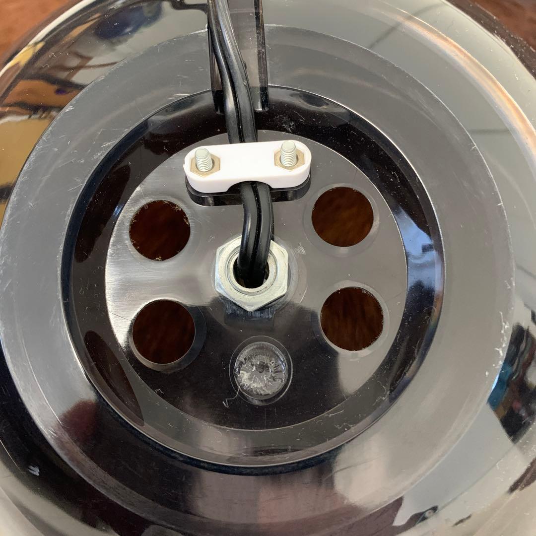 ☆ビンテージファニチャー！90's スモークアクリルボール型ランプ 間接照明