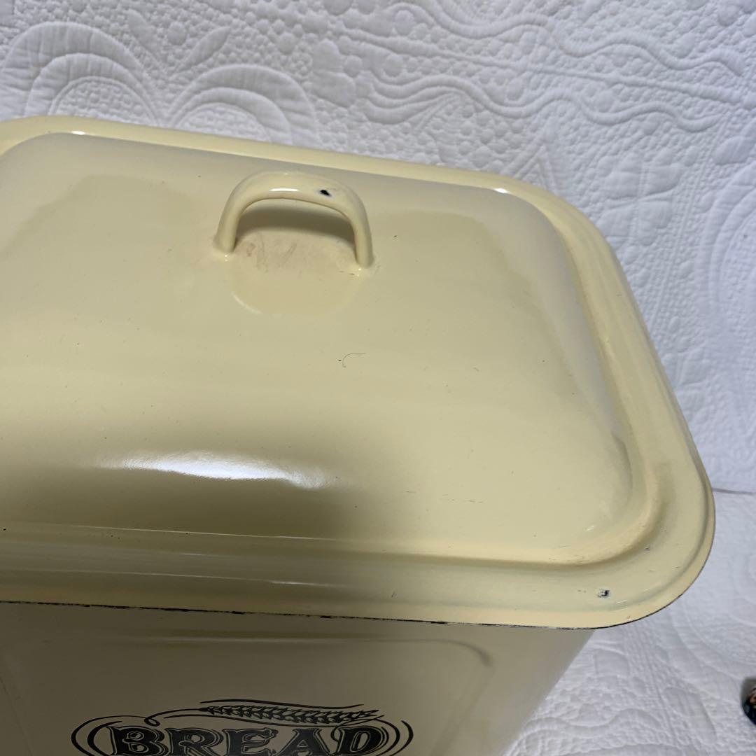 ホーローブレッド缶　カントリー　アンティーク　イマン　倉敷意匠