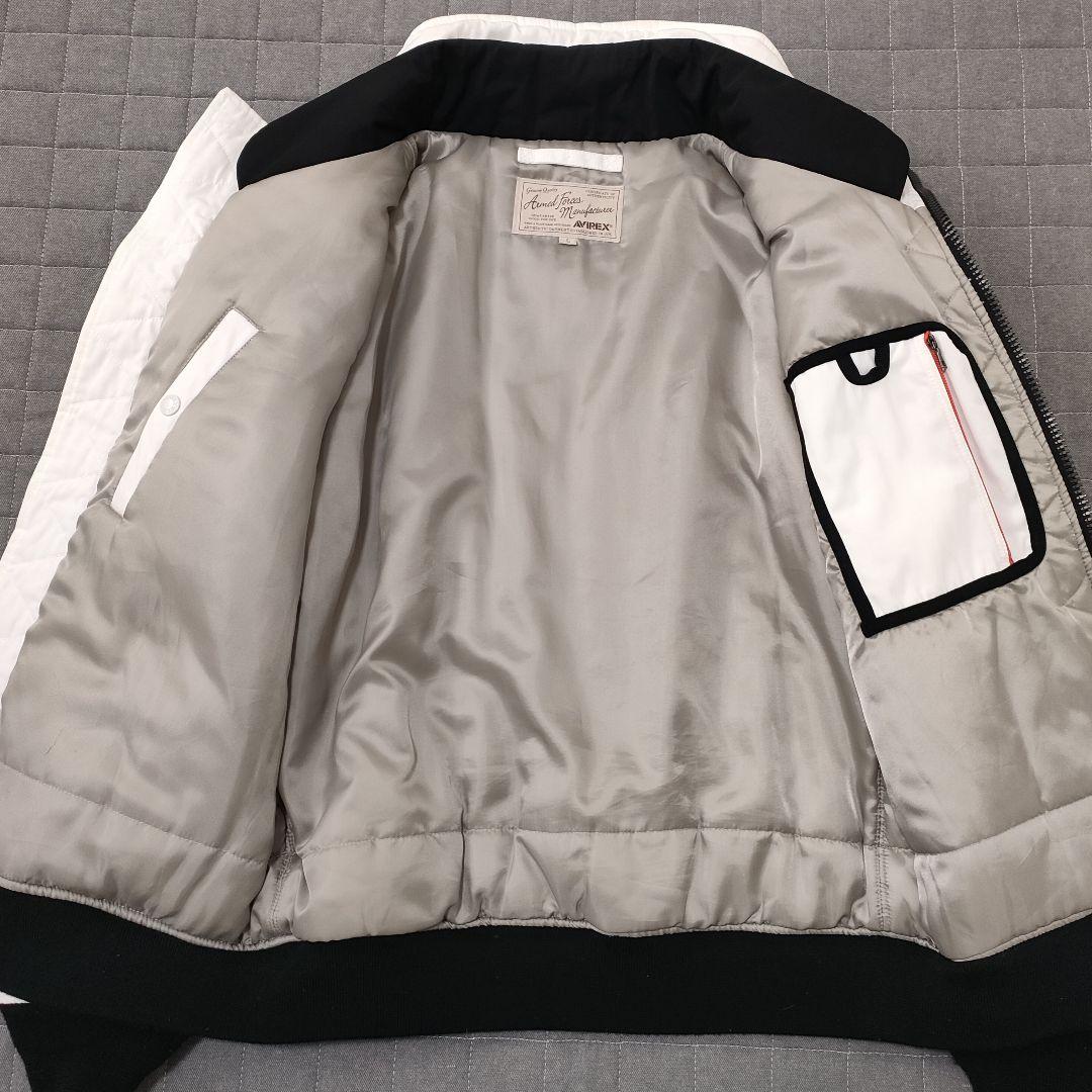 AVIREX　フライトジャケット　GT-10　SPACE WALK　ホワイト　L