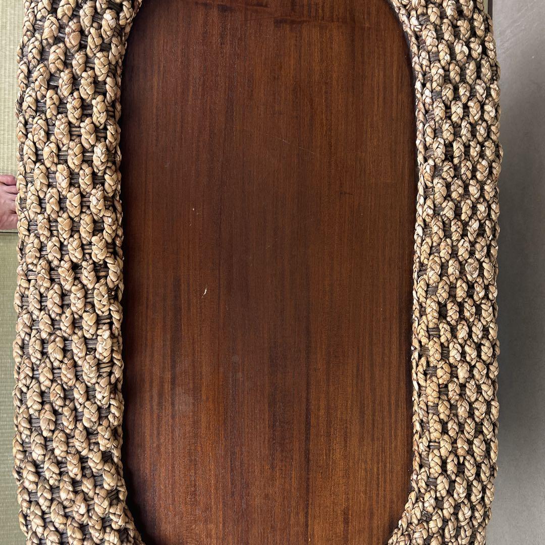 アジアン家具　ウオーターヒヤシンス ローテーブル W110 D61 H44.5