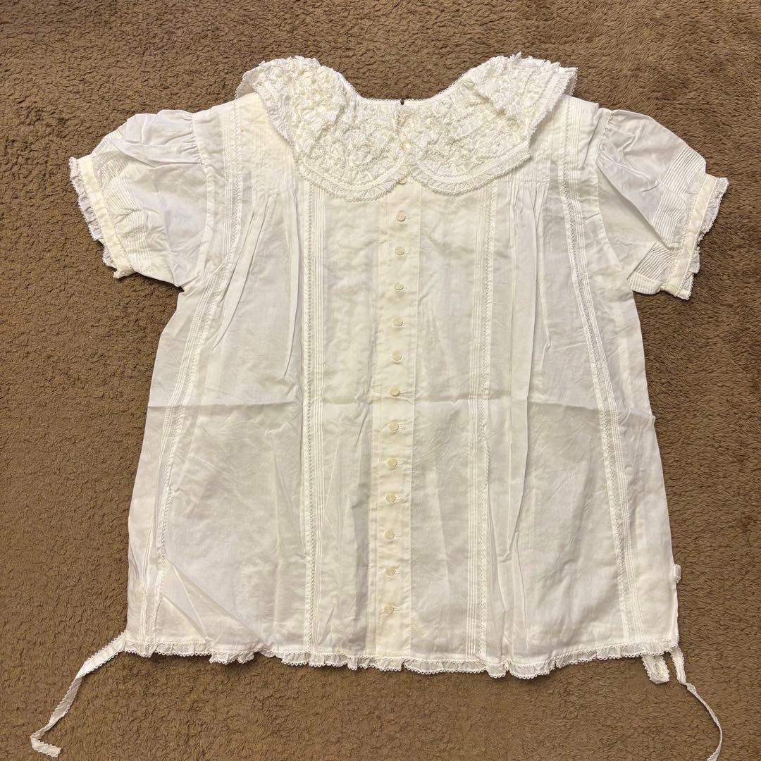 ワンダフルワールド カネコイサオ ブラウス ホワイト