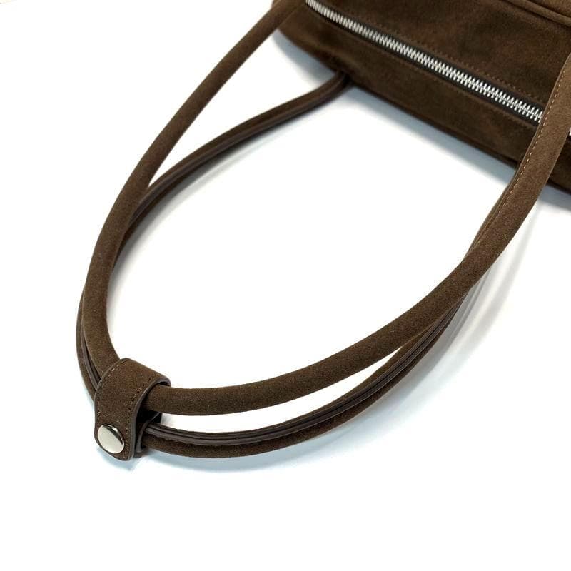 anuke アンヌーク Ecoleather Boston Bag ブラウン