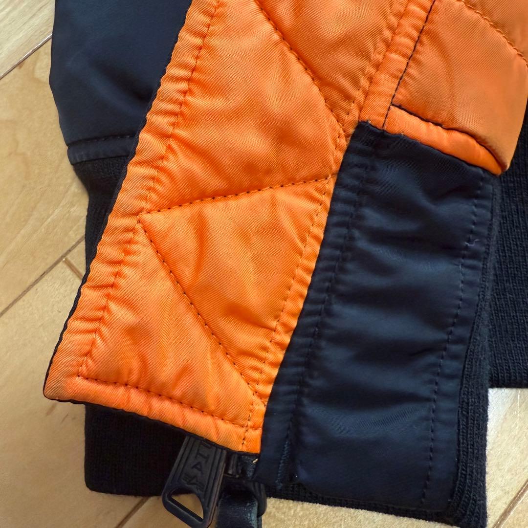 アルファma1 ジャケット フライトジャケット ブラック M