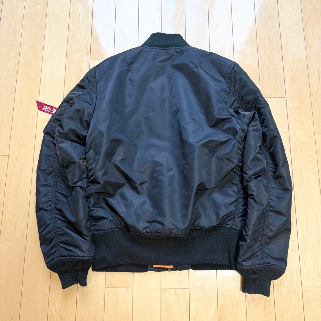 アルファma1 ジャケット フライトジャケット ブラック M