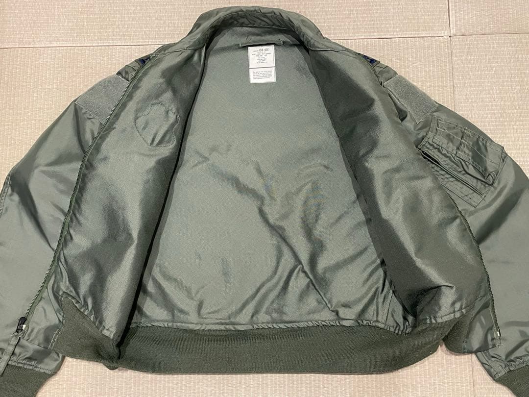 米空軍本物CWU-36Pフライトジャケット09年Mサイズ太平洋空軍大尉キャプテン