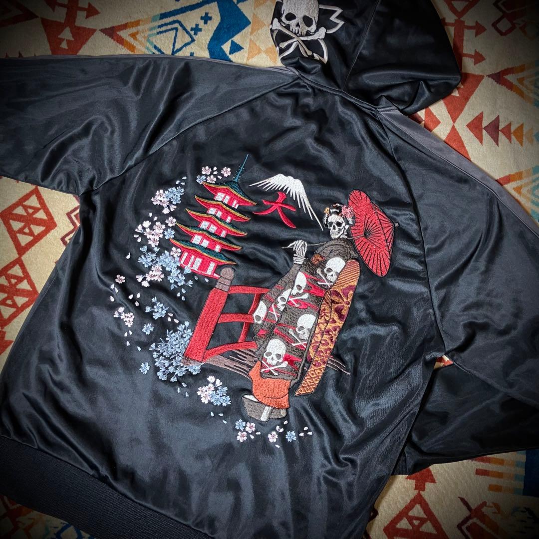 【希少フーディ】SATORI スカジャージ パーカー XL