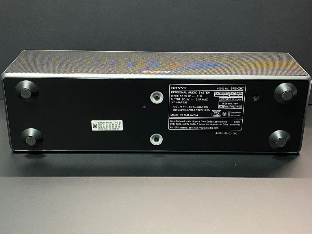 限定価格！SONY ソニー SRS-ZR7 ワイヤレススピーカー 動作確認済