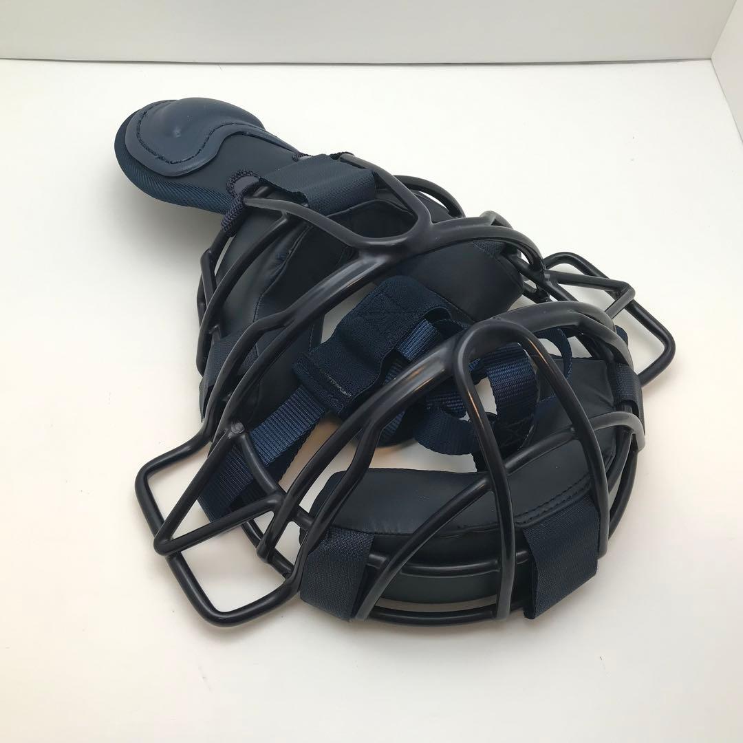 新品　ミズノ　硬式 野球　キャッチャー 防具　捕手 ヘルメット セット　ネイビー