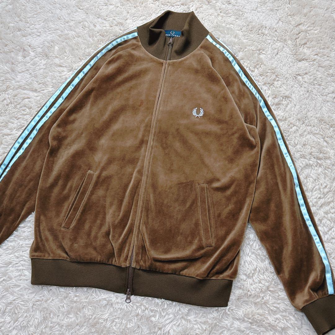 【希少】フレッドペリー ポルトガル製 ジャージ L トラックジャケット ブラウン