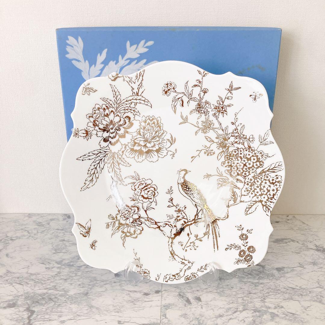 【未使用】 ジャスパーコンラン バロックプラチナ プレート 大皿