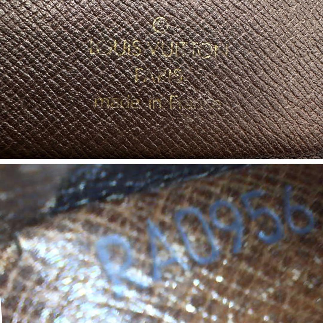 【美品】ルイヴィトン 二つ折り財布 ポルトフォイユ・ミュルティプル ダミエエベヌ