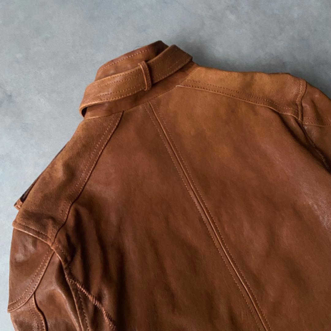 高級 Buffalo Bobs real leather jacket CD63