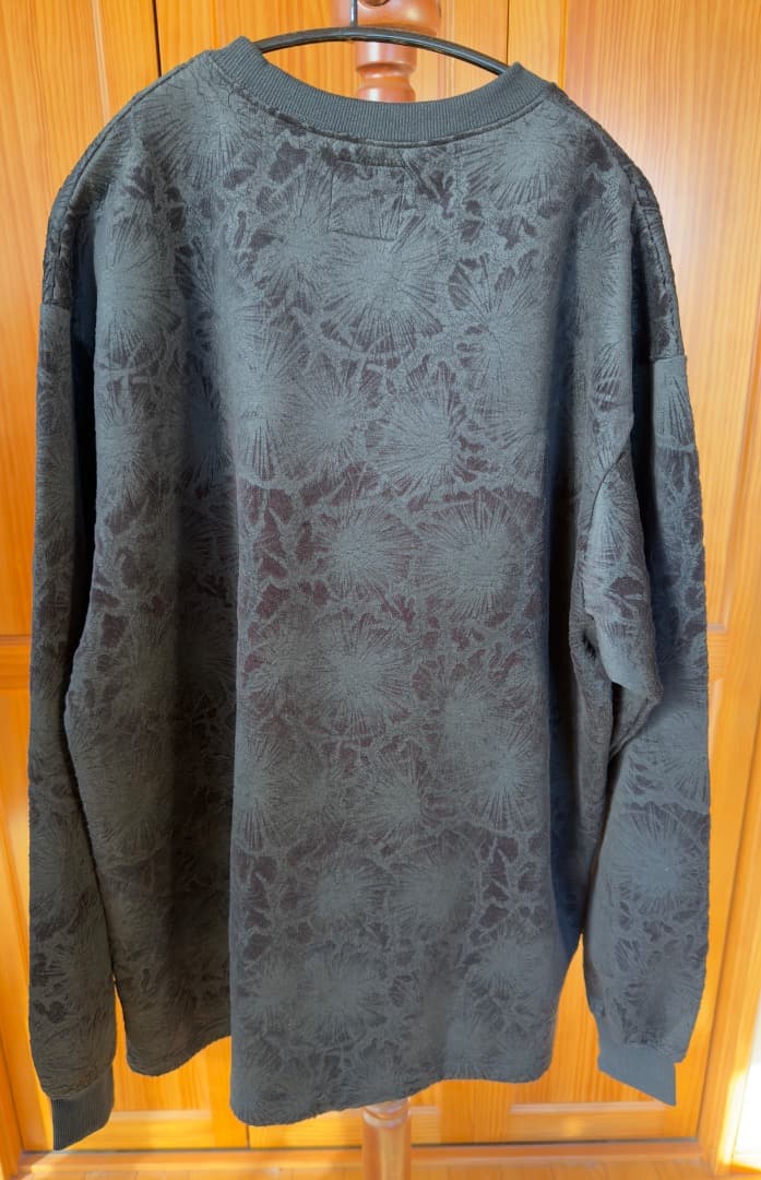 GAKKIN 松煙墨 VELOUR L/S TEE BLACK