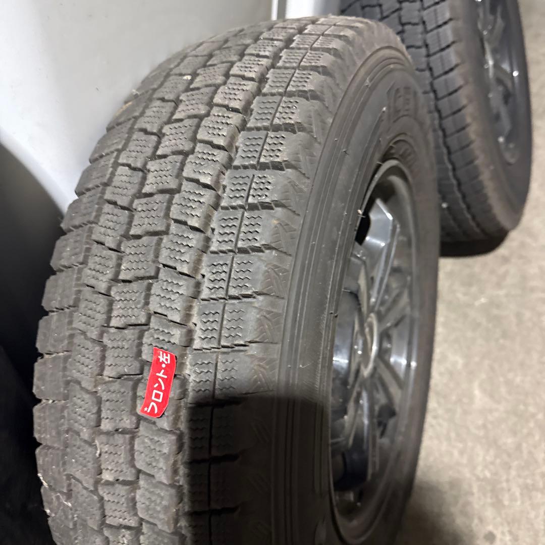 ハイエース　スタッドレスタイヤアルミセット東京都引き取り限定flex