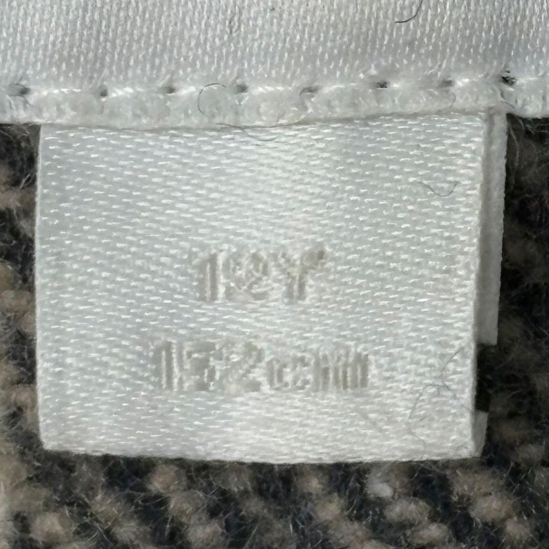 【美品】バーバリー　ダッフルコート　メガチェック　黒　ウール　Sサイズ相当