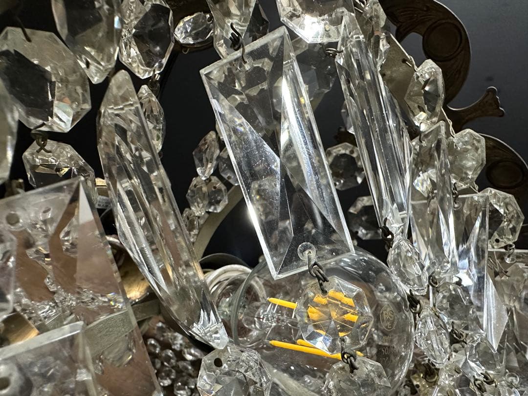 フランス製　アンティーク　エンパイヤシャンデリア