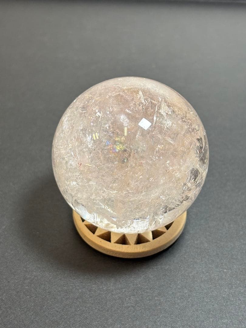 ピンクアゼツライト　スフィア　4.46cm お買得　天然石