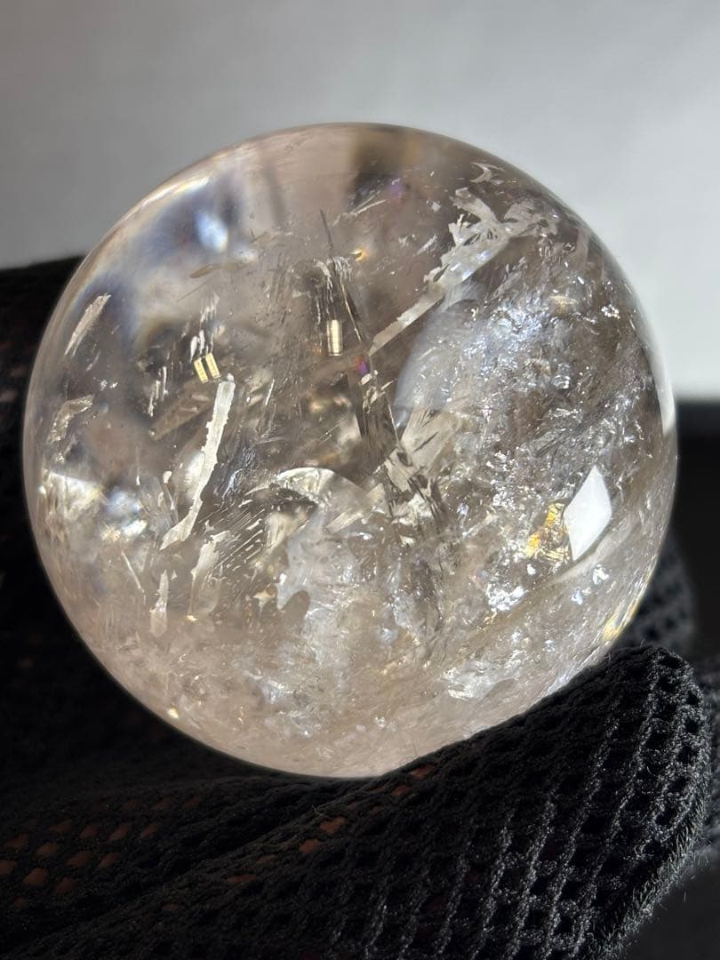 ピンクアゼツライト　スフィア　4.46cm お買得　天然石