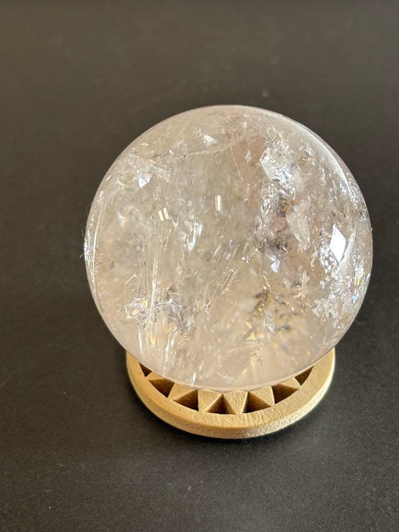 ピンクアゼツライト　スフィア　4.46cm お買得　天然石