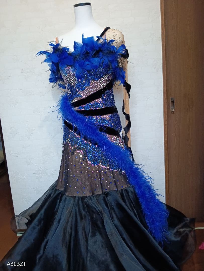 社交ダンスドレスイタリア製SILVIA