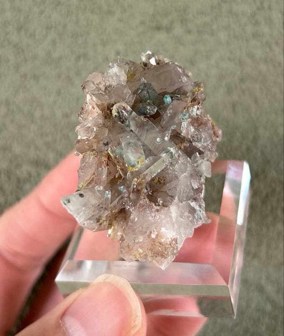 希少 Ajoite in Quartz アホイトインクォーツ