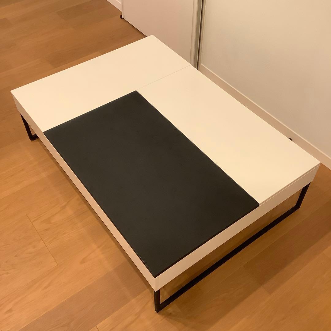 BoConcept Chiva ボーコンセプト ローテーブル 艶消し黒&白